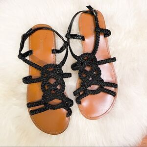 🍋 Old Navy • Women’s Braided Strap Sandals Size 7